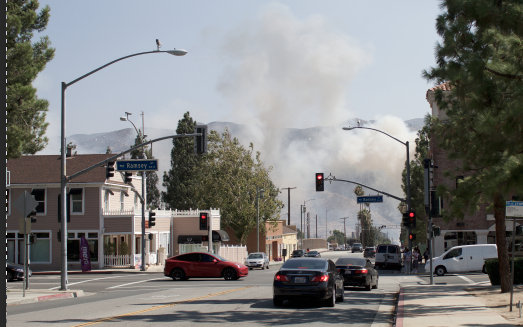 Fire in Banning